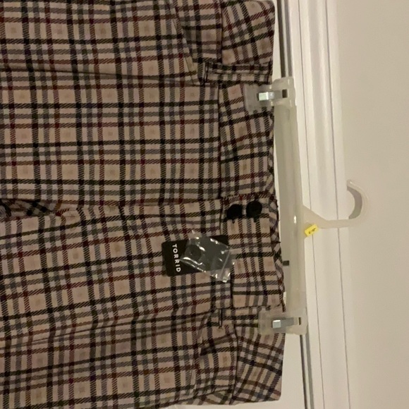 Plaid Torrid Skinny Trousers - Picture 2 of 3